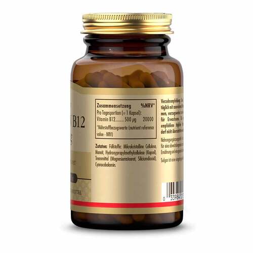 Solgar Vitamin B12 500 µg Kapseln - 2