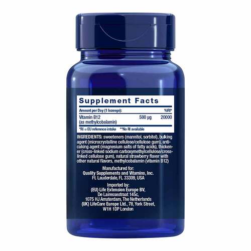 Vitamin B12 Methylcobalamin 500 µg Lutschtabletten - 2