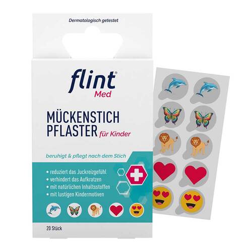 Flint Med M&uuml;ckenstich Pflaster f&uuml;r Kinder - 1