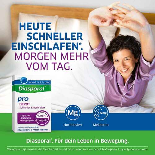 Magnesium Diasporal pro Depot Schneller Einschlafen - 2