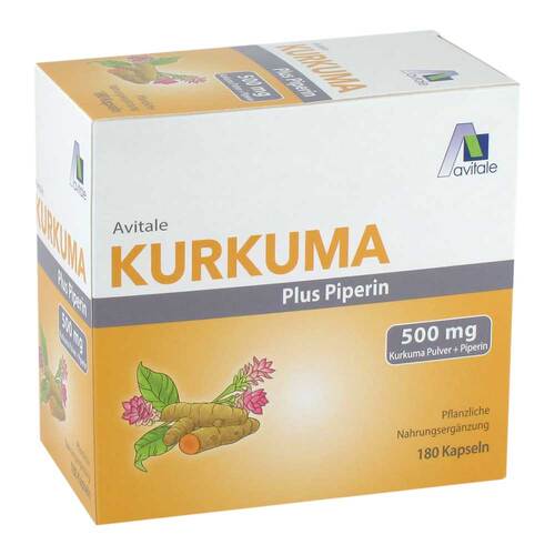Kurkuma 500 mg + Piperin Kapseln - 1