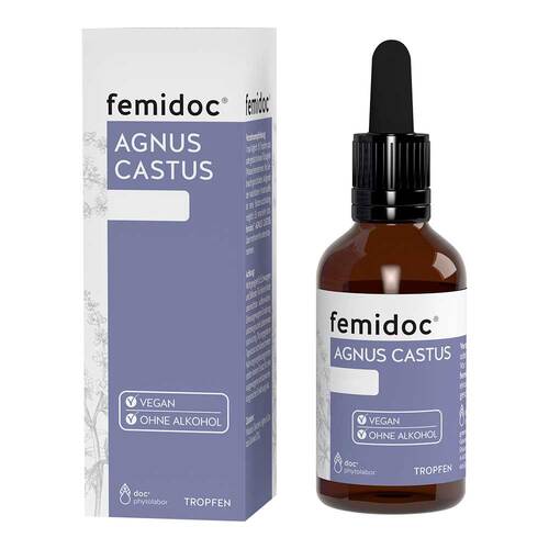 Femidoc Agnus Castus ohne Alkohol Tropfen zum Einnehmen  - 1