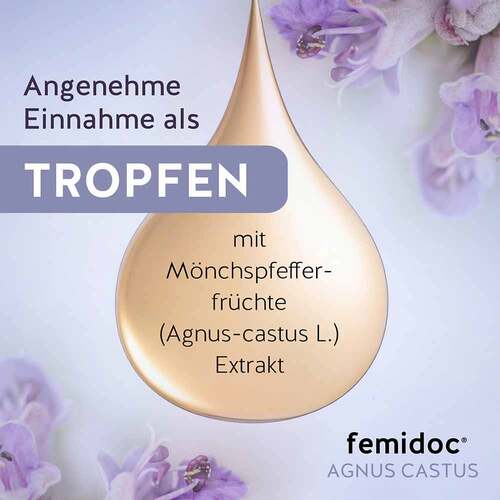 Femidoc Agnus Castus ohne Alkohol Tropfen zum Einnehmen  - 2