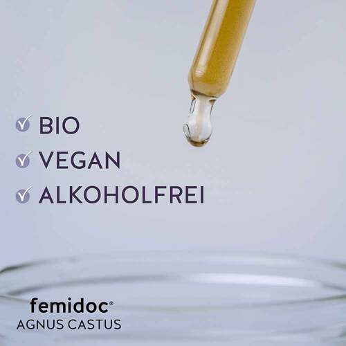 Femidoc Agnus Castus ohne Alkohol Tropfen zum Einnehmen  - 3