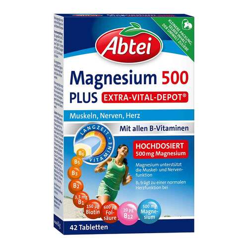 Abtei Magnesium 500 Plus Tabletten - 1