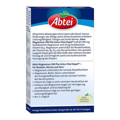 Abtei Magnesium 500 Plus Tabletten - 2