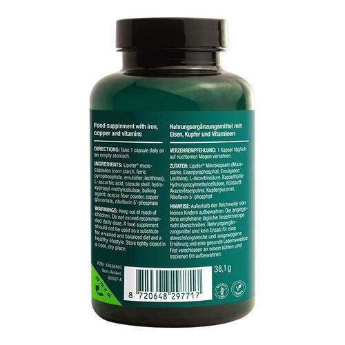 Vitalized Iron + / Eisen + 15 mg Kapseln - 3