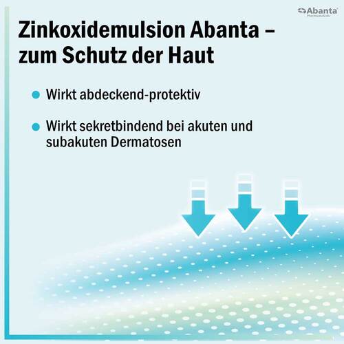 Zinkoxidemulsion Abanta 250 mg / g - 4