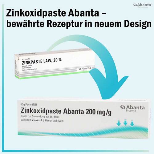 Zinkoxidpaste Abanta 200 mg / g Paste zur Anwendung auf der Haut  - 2