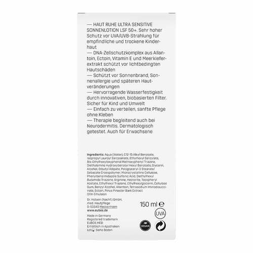Eubos Haut Ruhe Ultra sensitiv Sonnenlotion LSF50 +  - 2