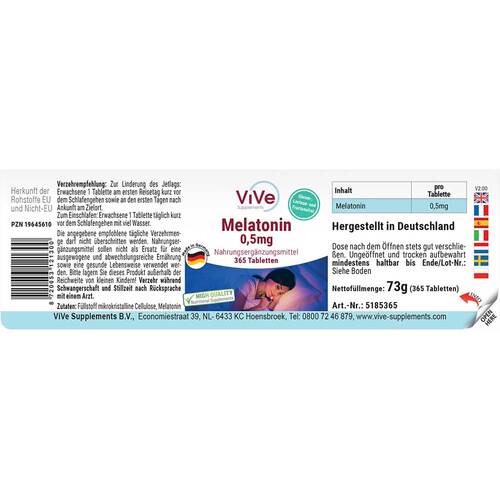 Melatonin 0,5 mg Tabletten - 2