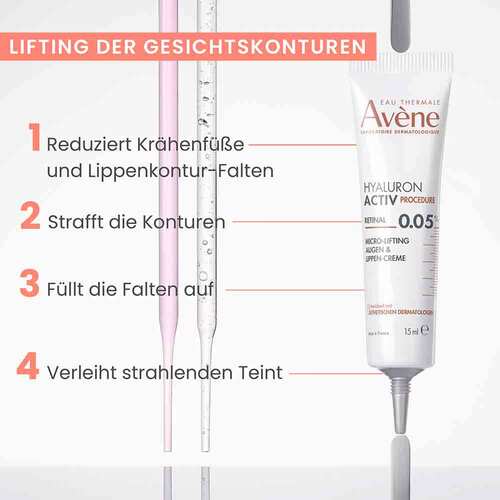 Avene Hyaluron Activ Procedure Augen-Lippen Creme - 3