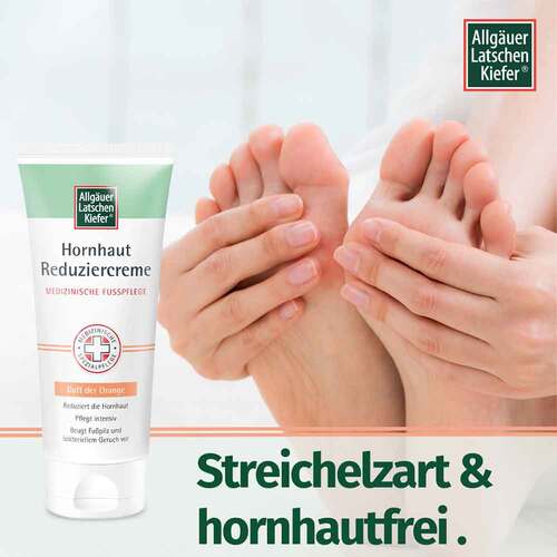 Allg&auml;uer Latschenkiefer Hornhaut Reduziercreme Orange - 2