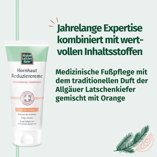 Allg&auml;uer Latschenkiefer Hornhaut Reduziercreme Orange - 3