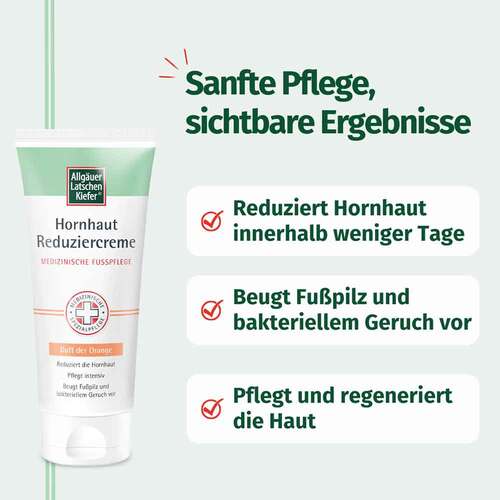 Allg&auml;uer Latschenkiefer Hornhaut Reduziercreme Orange - 4