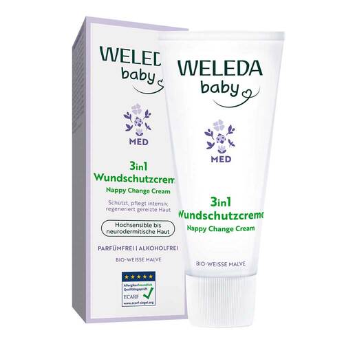 Weleda 3in1 Wundschutzcreme wei&szlig;e Malve - 1