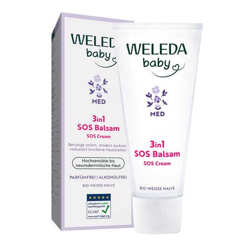 Weleda 3in1 SOS Balsam wei&szlig;e Malve - 1