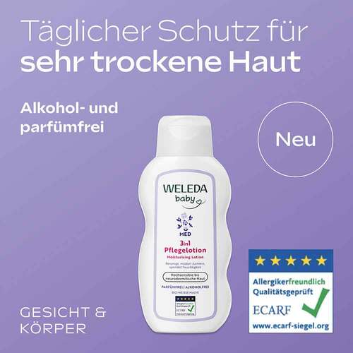 Weleda 3in1 Pflegelotion wei&szlig;e Malve - 3