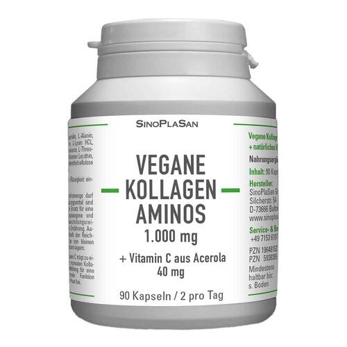 Vegane Kollagen Aminos 1 g mit Vit C aus Acerola Hkp - 1