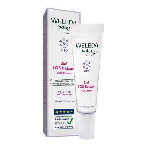 Weleda 3in1 SOS Balsam wei&szlig;e Malve - 1