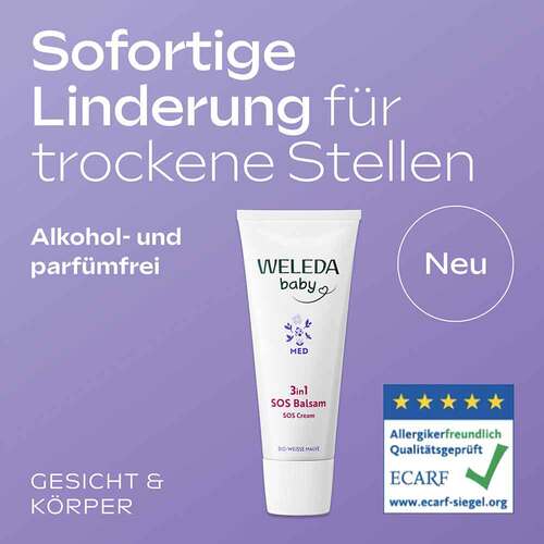 Weleda 3in1 SOS Balsam wei&szlig;e Malve - 4