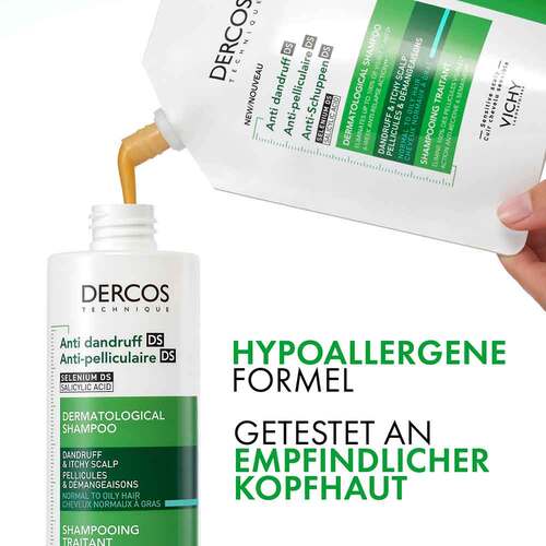 Vichy Dercos Anti-Schuppen Shampoo fettige Kopfhaut  - 3