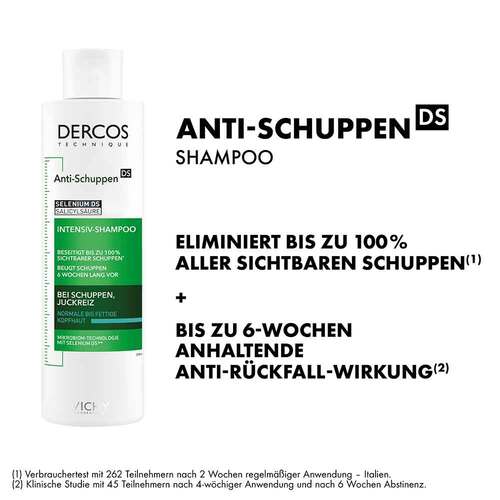 Vichy Dercos Anti-Schuppen Shampoo fettige Kopfhaut  - 6