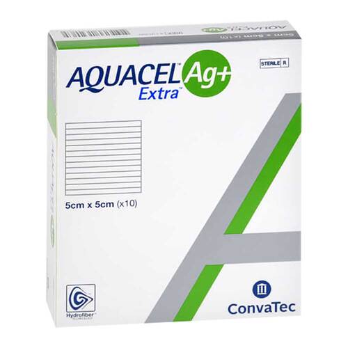 Aquacel Ag + Extra 5x5 cm Kompressen - 1