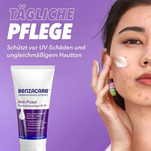 Benzacare Anti-Pickel Feuchtigkeitspflege SPF 30 - 3