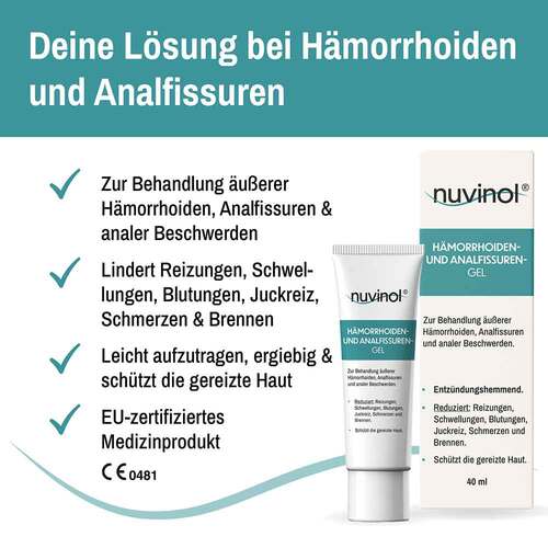 Nuvinol H&auml;morrhoiden-Gel und Analfissuren-Gel - 3