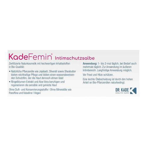 Kadefemin Intimschutzsalbe - 3