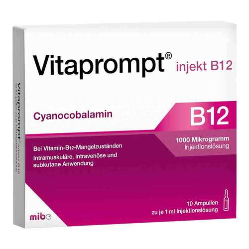 Vitaprompt injekt B12 1000 µg Injektionsl&ouml;sung - 1