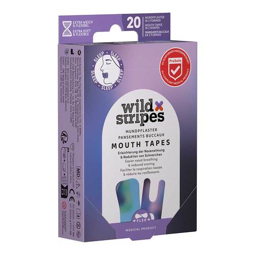 Wild Stripes Mouth Tapes Sunset Pflaster - 1