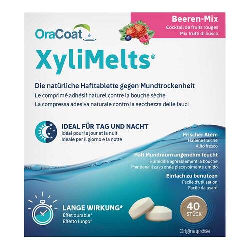 Xylimelts Hafttabletten Beeren-Mix Oracoat - 1