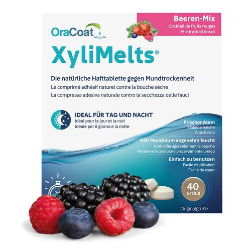Xylimelts Hafttabletten Beeren-Mix Oracoat - 2