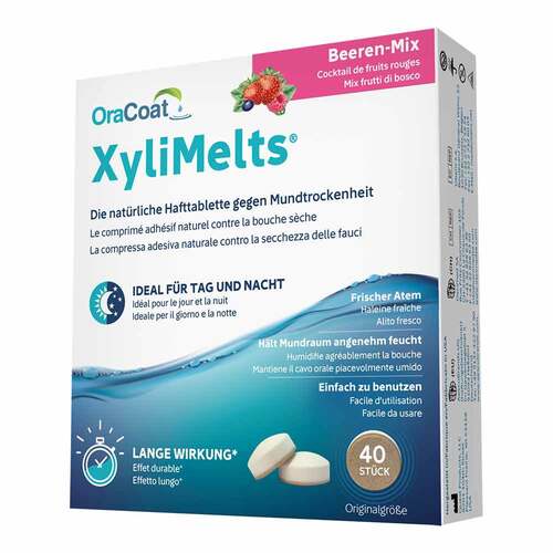 Xylimelts Hafttabletten Beeren-Mix Oracoat - 3