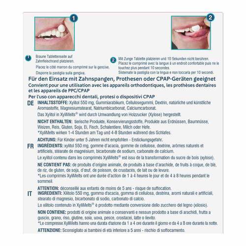 Xylimelts Hafttabletten Beeren-Mix Oracoat - 4