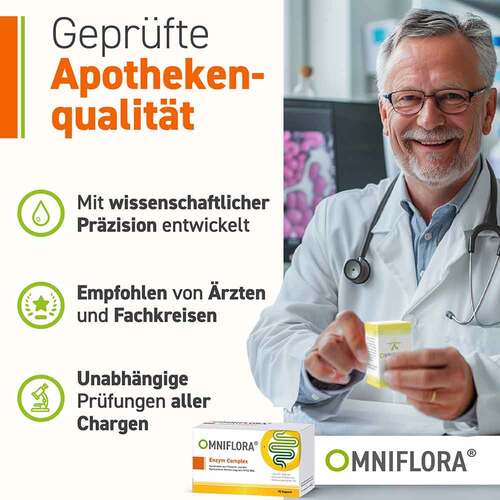 Omniflora Enzym Complex mit Bacillus coagulans Kapseln  - 3