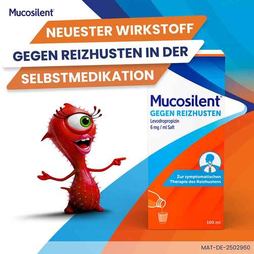 Mucosilent gegen Reizhusten Levodropropizin 6mg/ml Saft - 5