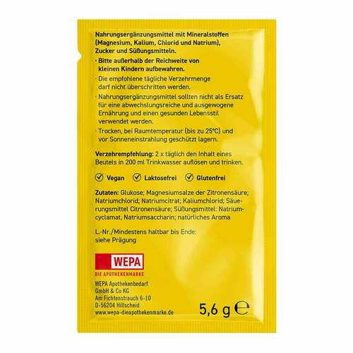 Wepa Elektrolyte Pulver Zitrone - 3