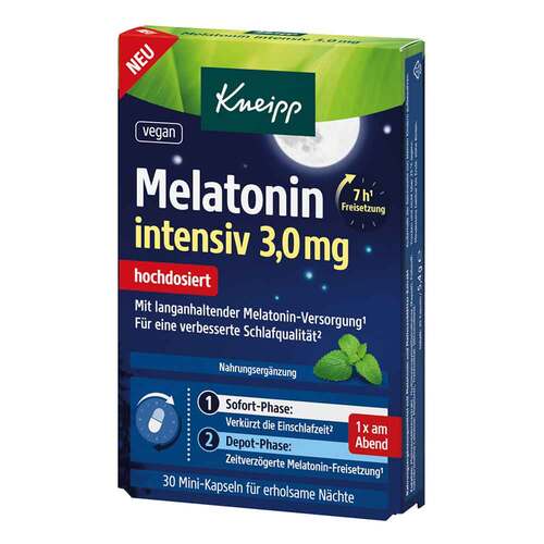 Kneipp Melatonin intensiv 3,0 mg Kapseln - 1