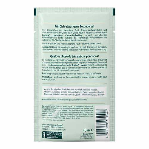 Kneipp luxuri&ouml;ses Creme-&Ouml;l-Peeling - 2
