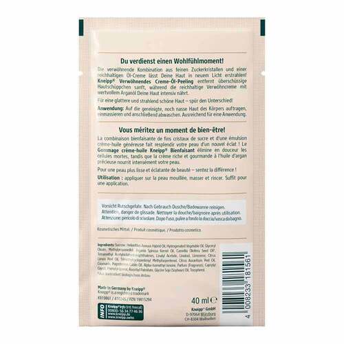 Kneipp verw&ouml;hnendes Creme-&Ouml;l-Peeling - 2