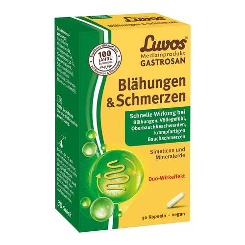 Luvos Gastrosan Bl&auml;hungen &amp; Schmerzen Kapseln - 1