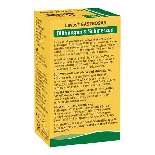 Luvos Gastrosan Bl&auml;hungen &amp; Schmerzen Kapseln - 3