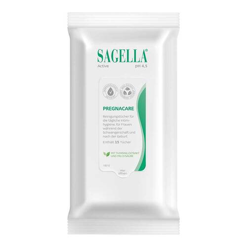 Sagella active Pregnacare Reinigungst&uuml;cher - 1