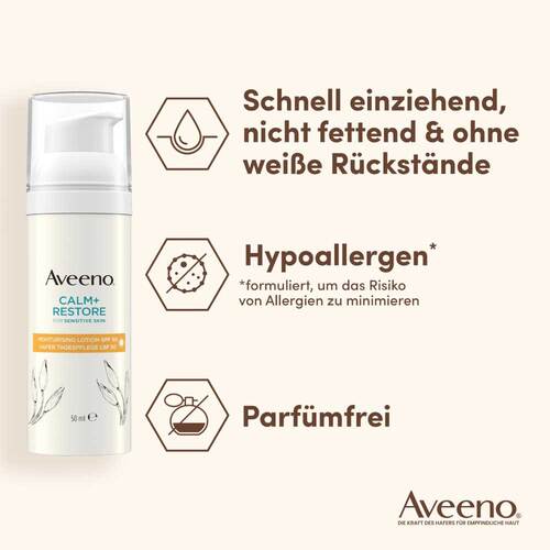 Aveeno Calm + Restore Hafer Tagespflege Creme LSF 50 - 4