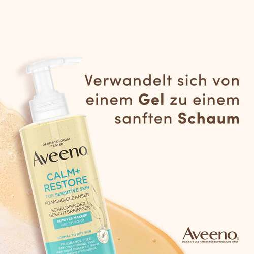 Aveeno Calm + Restore sch&auml;umender Gesichtsreiniger - 6