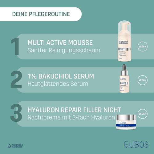 Eubos Geschenkset Anti Age Repair Filler Night Winter Care Collection  Fuchs - 6