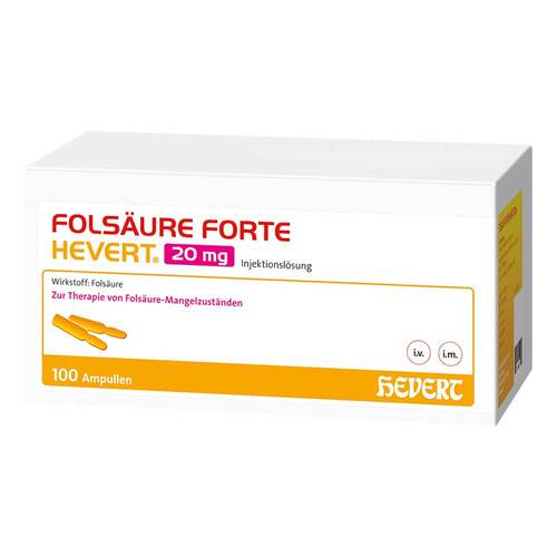 Fols&auml;ure Forte Hevert 20 mg Injektionsl&ouml;sung Ampulle  - 1